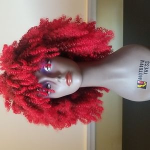 FINAL PRICE Red curly wig